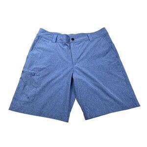 Magellan Outdoors Mens 38 Blue Fish Gear Water-Repellent Shorts